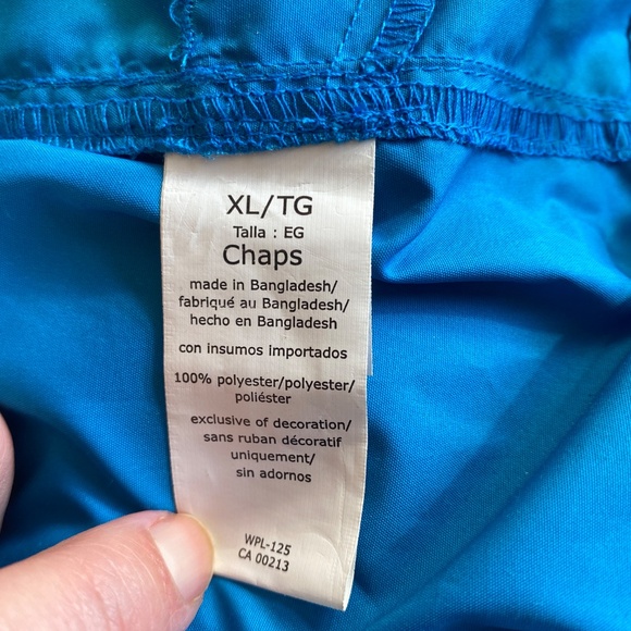 Chaps Men's XL Hoodie Pullover Windbreaker Jacket 1/4 Zip Polyester XL - Picture 8 of 10